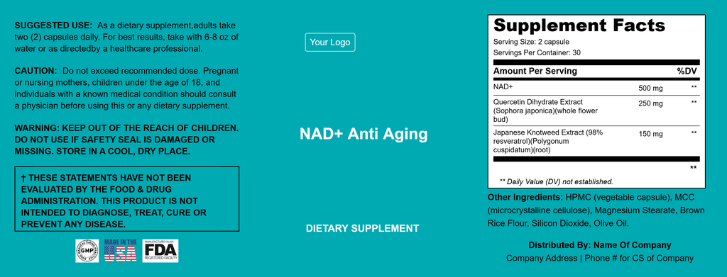 Forever Fresh NAD + Anti Aging - 60 capsule count